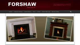What Forshawmantels.com website looked like in 2020 (4 years ago)
