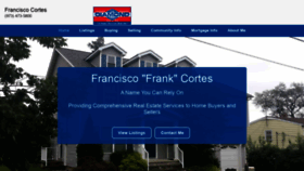 What Frankcortes.com website looked like in 2020 (4 years ago)