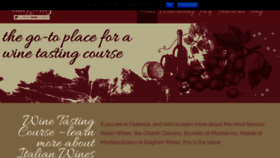 What Florencewineacademy.net website looked like in 2020 (4 years ago)