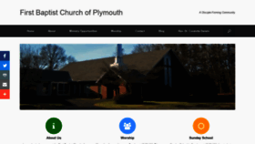 What Fbcplymouth.com website looked like in 2020 (4 years ago)