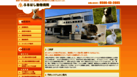 What Furuhashi-vet.com website looked like in 2020 (4 years ago)