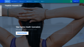 What Fitzpatrickchiropracticclinic.com website looked like in 2020 (4 years ago)