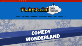 What Flapjackcomedy.com website looked like in 2020 (4 years ago)