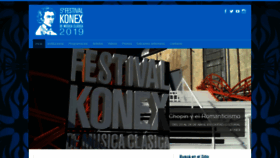 What Festivalkonex.org website looked like in 2020 (4 years ago)