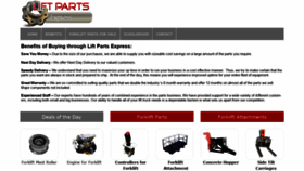 What Forkliftpartssandiego.com website looked like in 2020 (4 years ago)