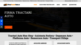 What Firmatractariauto.ro website looked like in 2020 (4 years ago)