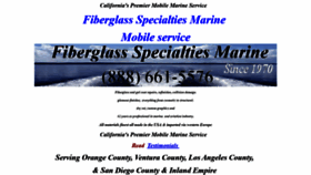 What Fiberglass-marine.com website looked like in 2020 (4 years ago)