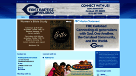What Fbccarlsbad.org website looked like in 2020 (4 years ago)