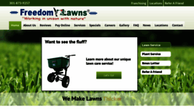 What Freedomlawnsfrederick.com website looked like in 2020 (4 years ago)