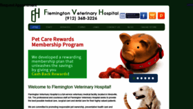 What Flemingtonvet.com website looked like in 2020 (4 years ago)