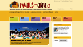 What Familles-geneve.ch website looked like in 2020 (4 years ago)