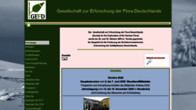 What Flora-deutschlands.de website looked like in 2020 (4 years ago)