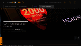 What Factorysound.cl website looked like in 2020 (4 years ago)