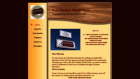 What Fairmarketthrift.org website looked like in 2020 (4 years ago)