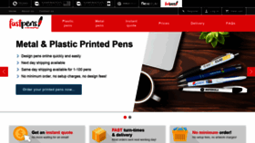 What Fastpens.com website looked like in 2020 (4 years ago)