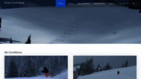 What Foam-core-skier.com website looked like in 2020 (4 years ago)
