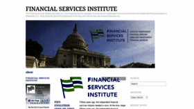 What Financialservicesinstitute.wordpress.com website looked like in 2020 (4 years ago)