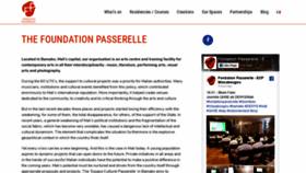 What Fondationpasserelle.com website looked like in 2020 (4 years ago)