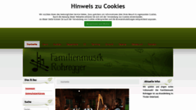 What Familienmusik-rohregger.at website looked like in 2020 (4 years ago)