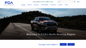 What Fcanorthamerica.com website looked like in 2020 (4 years ago)