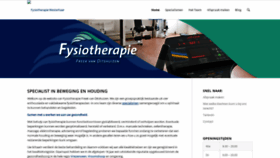 What Fysio-westerhaar.nl website looked like in 2020 (4 years ago)