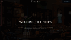 What Finchspub.co.uk website looked like in 2020 (4 years ago)
