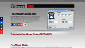 What Freemouseclicker.com website looked like in 2020 (4 years ago)