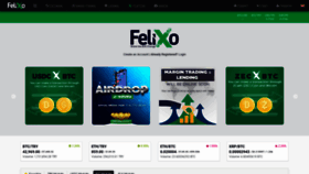 What Felixo.com website looked like in 2020 (4 years ago)