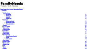 What Familyneeds.net website looked like in 2020 (4 years ago)