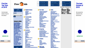 What Freeadshome.com website looked like in 2020 (4 years ago)