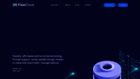 What Flexicloud.in website looked like in 2020 (4 years ago)