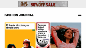 What Fashionjournal.com.au website looked like in 2020 (4 years ago)