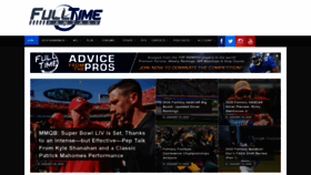 What Fulltimefantasy.com website looked like in 2020 (5 years ago)