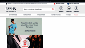 What Fashn.de website looked like in 2020 (4 years ago)