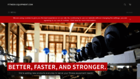 What Fitness-equipment.com website looked like in 2020 (4 years ago)