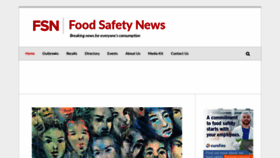 What Foodsafetynews.com website looked like in 2020 (4 years ago)