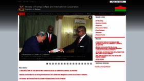 What Foreignaffairs.gov.mw website looked like in 2020 (4 years ago)