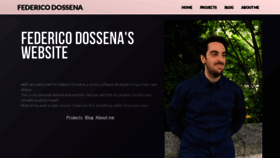 What Fdossena.com website looked like in 2020 (4 years ago)