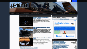 What F-16.net website looked like in 2020 (4 years ago)