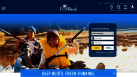 What Firstbankonline.com website looked like in 2020 (4 years ago)
