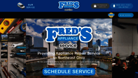 What Fredsappliance.com website looked like in 2020 (4 years ago)
