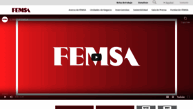 What Femsa.com website looked like in 2020 (4 years ago)