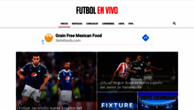 What Futbolenvivo.com.co website looked like in 2020 (4 years ago)