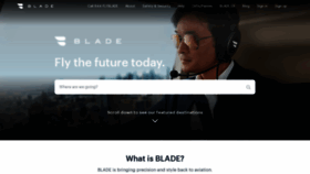 What Flyblade.com website looked like in 2020 (5 years ago)