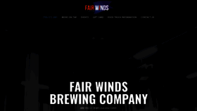 What Fairwindsbrewing.com website looked like in 2020 (4 years ago)
