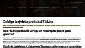 What Fitline-online.lv website looked like in 2020 (4 years ago)