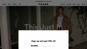 What Frame-store.com website looked like in 2020 (4 years ago)