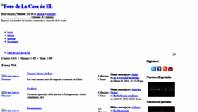 What Foro.lacasadeel.net website looked like in 2020 (4 years ago)