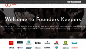 What Founderskeepers.co website looked like in 2020 (4 years ago)