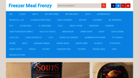 What Freezermealfrenzy.com website looked like in 2020 (4 years ago)